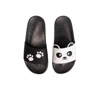 Dedoles Badeschuhe & Hausschuhe viele lustige Designs Bücher Kaffee Katze Party Pizza Dackel Fuchs Panda Delfin Geschenk, Farbe: Pandapfoten, Gr.: 41 EU