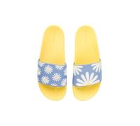 Dedoles Badeschuhe & Hausschuhe viele lustige Designs Bücher Kaffee Katze Party Pizza Dackel Fuchs Panda Delfin Geschenk, Farbe: Kamillenblüten, Gr.: 37 EU