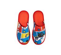 Dedoles Hausschuhe Damen Herren & Kinder Memory-Foam viele lustige Designs Einhorn Musik Regenbogen Comics Spiele Geschenk, Farbe: Bunte Comics, Gr.: 40-41 EU