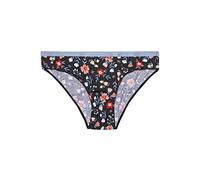 Dedoles Slip Damen & Mädchen Panties Unterwäsche Baumwolle viele lustige Designs Blumen Apfel Avocado Einhorn Party Meerjungfrau, Farbe Blau, Motiv Wiesenstimmung, Gr. XXL