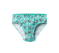 Dedoles Slip Damen & Mädchen Panties Unterwäsche Baumwolle viele lustige Designs Blumen Apfel Avocado Einhorn Party Meerjungfrau, Farbe: Türkis, Motiv: Panda Mädchen, Gr. 4-6 Jahre