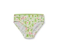 Dedoles Slip Damen & Mädchen Panties Unterwäsche Baumwolle viele lustige Designs Blumen Apfel Avocado Einhorn Party Meerjungfrau, Farbe: Grün, Motiv: Kleiner Frosch, Gr. 2-4 Jahre