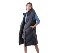 Deeluxe Maurine Damen Daunenjacke mit abnehmbaren Ärmeln, Schwarz, Größe M, Schwarz , 38
