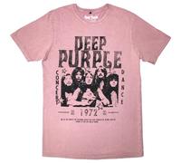 Deep Purple 1972 Concert Stone Wash T Shirt S