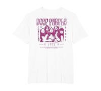 Deep Purple Concert Dance T-Shirt, Herren Große Größen, Weiß, 3X Tall