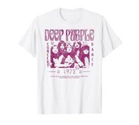 Deep Purple Concert Dance T-Shirt, Herren, Weiß, S