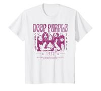 Deep Purple Concert Dance T-Shirt, Kinder, Weiß, 140