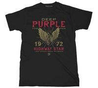 Deep Purple Highway Star offiziell Männer T-Shirt Herren (Large)