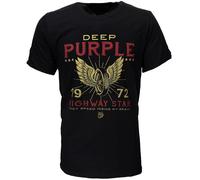 Deep Purple Highway Star T-Shirt - Offizielles Merchandise M Schwarz