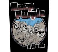 Deep Purple in Rock Band Aufnäher auf der Rückseite, schwarz