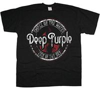 Deep Purple Smoke Circle offiziell Männer T-Shirt Herren (Large)