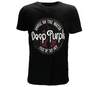 Deep Purple Smoke Circle T-Shirt - Offizielles Merchandise XXL Schwarz
