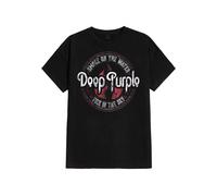 Deep Purple - Smoke Circle - T-Shirt - Schwarz - M - 100% Baumwolle Schwarz M
