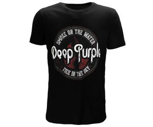 Deep Purple Smoke Circle T-Shirt Smoke Circle T-Shirt S Schwarz