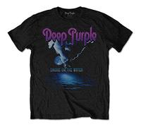 Deep Purple Smoke On The Water offiziell Männer T-Shirt Herren (Medium)