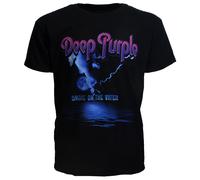Deep Purple Smoke On The Water T-Shirt - Offizielles Merchandise XXL Schwarz
