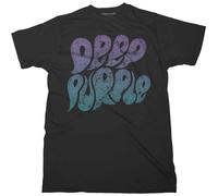 Deep Purple T Shirt Bubble Band Logo Nue offiziell Unisex Schwarz XL