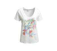 DEEP ROUNDNECK T-SHIRT 1/4 SLEEVE A S
