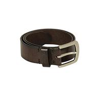 Ledergürtel Breite 4 cm Dunkelbraun