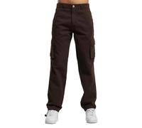 DEF Cargohose Cargopant Herren – braun, 97% Baumwolle/3% Elasthan, Größe 38