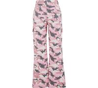 DEF Damen Jeanshose Straight Fit Jeans DFLJS197 Pink Camo-L