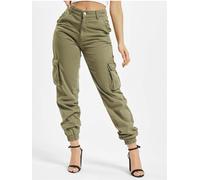 DEF Hosen Damen Cargohosen Grün S