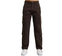 Cargohose DEF "DEF Herren Cargopant" Gr. 34, Normalgrößen, braun (brown) Herren Hosen (49018024-34) brown
