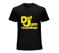 Def Jam Recordings Logo Unisex Tee Shirt Men's Black T-Shirt 3XL
