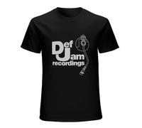 DEF Jam Recordings Music Unisex Tee Shirt Men's Black T-Shirt 3XL