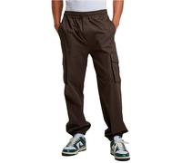 Cargohose DEF "DEF DEF Jumpa Cargopants", Herren, Gr. S, US-Größen, braun, 100% Polyester, unifarben, normal, Hosen Cargohose (66724657-S)