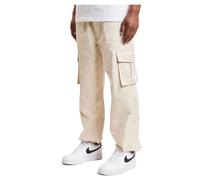Cargohose DEF "DEF DEF Jumpa Cargopants", Herren, Gr. L, US-Größen, beige, 100% Polyester, unifarben, normal, Hosen (79076813-L) beige