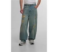 DEF Loose Fit Jeans DFJS227 Vintage Blue Destroyed-38