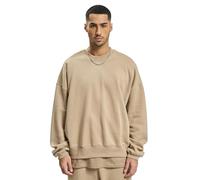 DEF Pullover Crewneck Herren Rundhals unifarben Dust 80% Baumwolle 20% Polyester XL