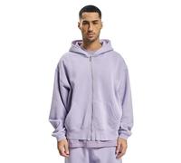 Sweatjacke DEF "DEF Herren Zip Hoody" Gr. XL, lila (purple washed) Herren Sweatjacken (18991151-XL) purple washed