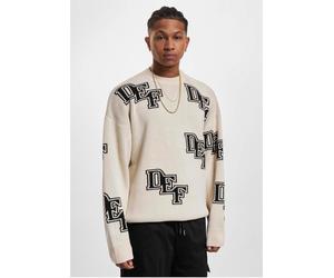 DEF Pullover Knit Crewneck DFCN146 Black-2XL