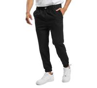 DEF Chinos Chino Pants Efe, Herren Slim Fit, 85% Baumwolle/15% Polyamid, Schwarz, Gr. S (US-Größen)