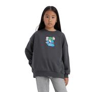 DeFacto Girl Regular Fit Langarm Gestricktes Kapuzen-Sweatshirt für Mädchen Anthra 13/14