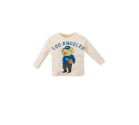 DeFacto Langarmtshirts für Baby Jungen, Longsleeve Kinder, Baby Langarmshirt Bequeme Langarmshirt Baby Jungen, Bekleidung für Jungen,Lt.stone,9-12 Monate