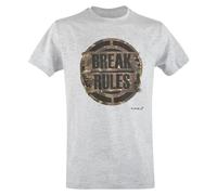 Defcon 5 T-Shirt Break Rules - Grau / XXL Herren