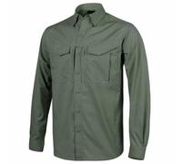Helikon-Tex Hemd Defender Mk2 Langarm Ripstop Synthetik Oliv Größe M Herren