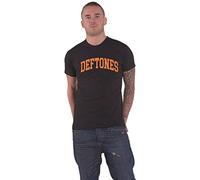 Plastic Head College-T-Shirt Deftones – 100% Baumwolle, Jersey – Schwarz, Größe M