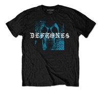 Deftones Static Skull offiziell Männer T-Shirt Herren (Medium)