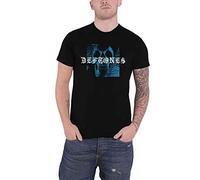 Deftones T Shirt Static Skull Band Logo Nue offiziell Herren