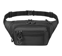 DegeTMVe Hüfttasche, Lauftasche, taktische Bauchtasche für Herren und Damen, mit verstellbarem Hüftgurt, Reißverschlusstaschen, Universal-Holster, kompakte, leichte Gürteltasche