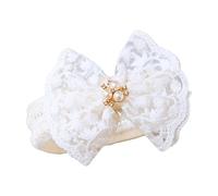 Dehnbare Haarschleifen, Prinzessin Spitzen Haarband für Babys, hautfreundlich, weiches Nylon, breites Stirnband, Turban Kopftuch, Baby Haar Accessoires, Reisen für Mädchen