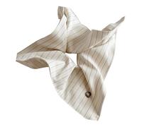 Dehnbares, gestreiftes Haargummi mit Herz-Details, französischer Rahmen, Stoffabdeckung für Damen und Mädchen, Accessoire, elegante Abdeckung