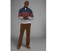 Dehnbund-Hose MAN'S WORLD "aus Cord", Herren, Gr. 62, N + U Gr, beige, Cord, Obermaterial: 98% Baumwolle, 2% Elasthan, straight fit lang, Hosen, mit Stretchbund (35831161-62) beige