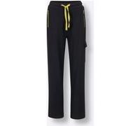 Stretch-Hose CREATION L PREMIUM, Damen, Gr. 20/21, Kurzgrößen, schwarz (schwarz, limone), 60% Modal, 34% Viskose, 6% Elasthan, unifarben, Hosen (16011746-20) schwarz, limone