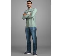 Dehnbund-Jeans ARIZONA "Paul", Herren, Gr. 32, N + U Gr, blau (blau used), Obermaterial: 81% Baumwolle, 17% Polyester, 2% Elasthan, Basic, bequem lang, Jeans, elastischer Dehnbund, Comfort-Fit, gerade