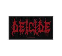Plastic Head Aufnäher / Patch DEICIDE – Logo – offiziell, Schwarz